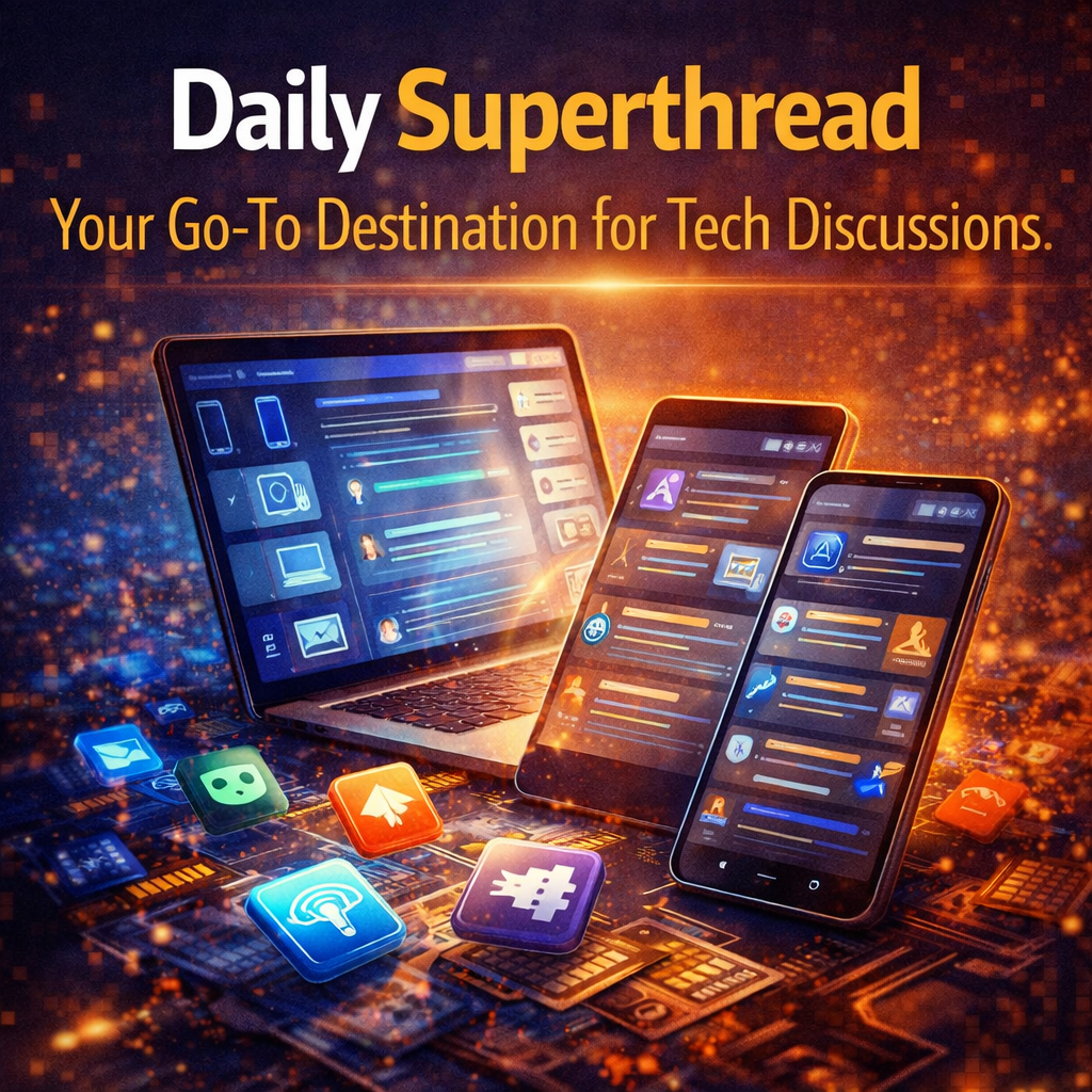 Daily Superthread: Your Go-To Destination for Tech Discussions