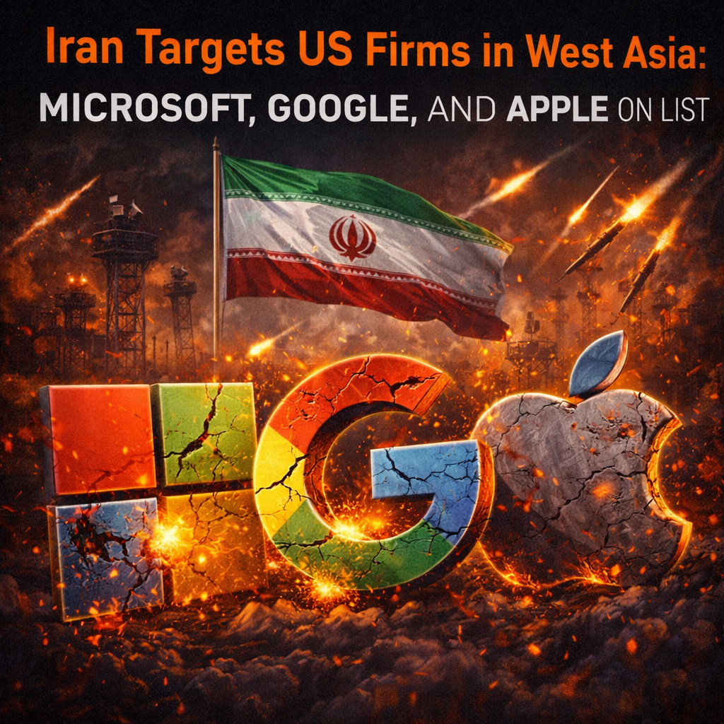 Iran Targets US Firms in West Asia: Microsoft, Google, and Apple on List
