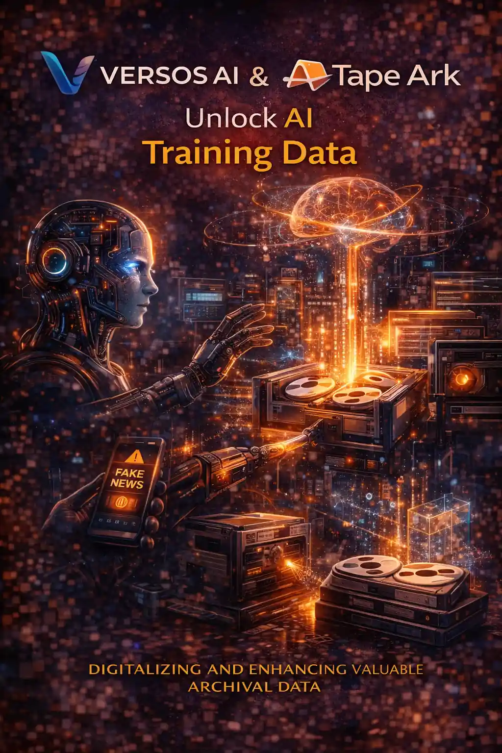 Versos AI and Tape Ark Unlock AI Training Data
