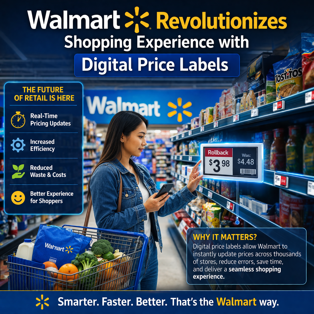 Walmart Revolutionizes Shopping Experience with Digital Price Labels