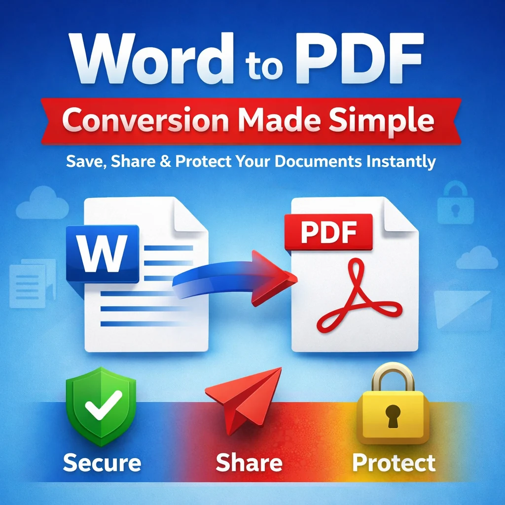 Word to PDF Conversion Made Simple – Save, Share & Protect Your Documents Instantly