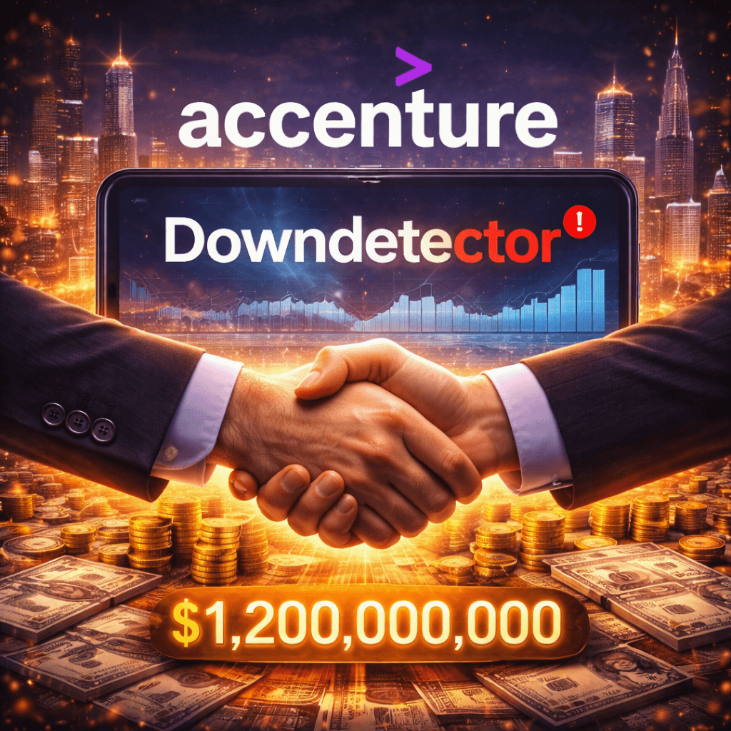 Accenture Acquires Downdetector in $1.2 Billion Deal