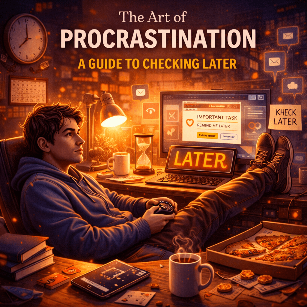 The Art of Procrastination: A Guide to Checking Later
