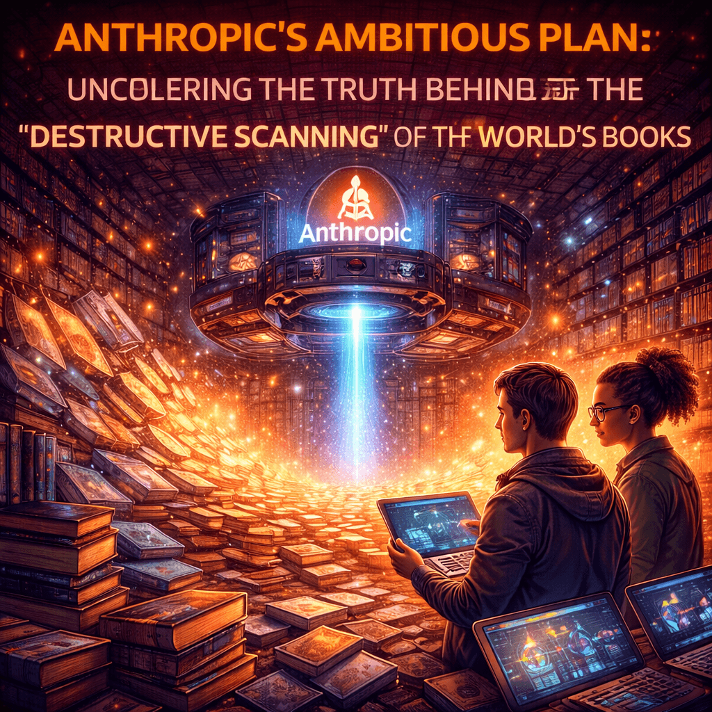 Anthropic's Ambitious Plan: Uncovering the Truth Behind the 'Destructive Scanning' of the World's Books