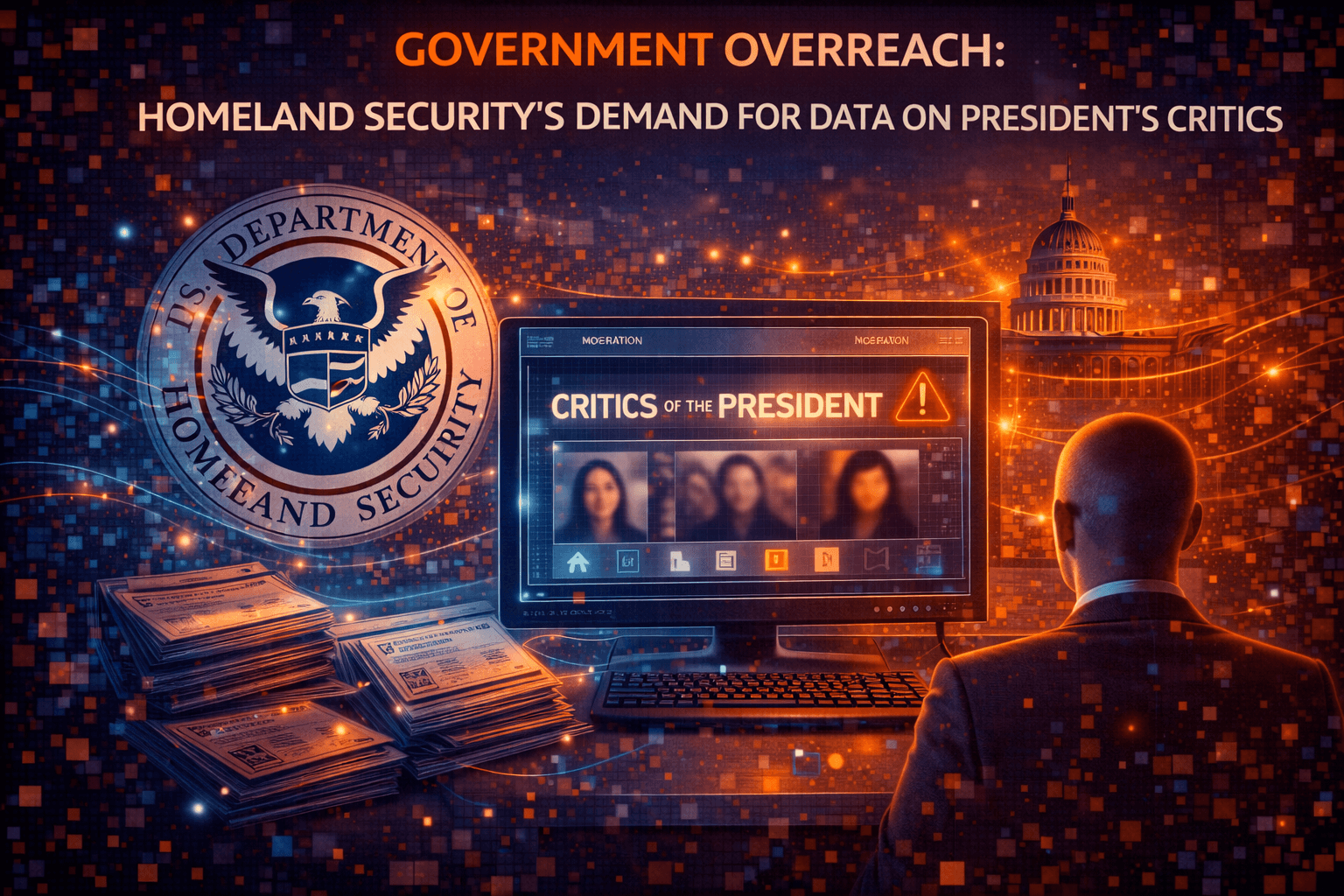 Government Overreach: Homeland Security's Demand for Data on President's Critics