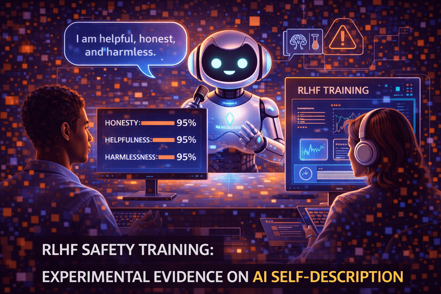 RLHF Safety Training: Experimental Evidence on AI Self-Description