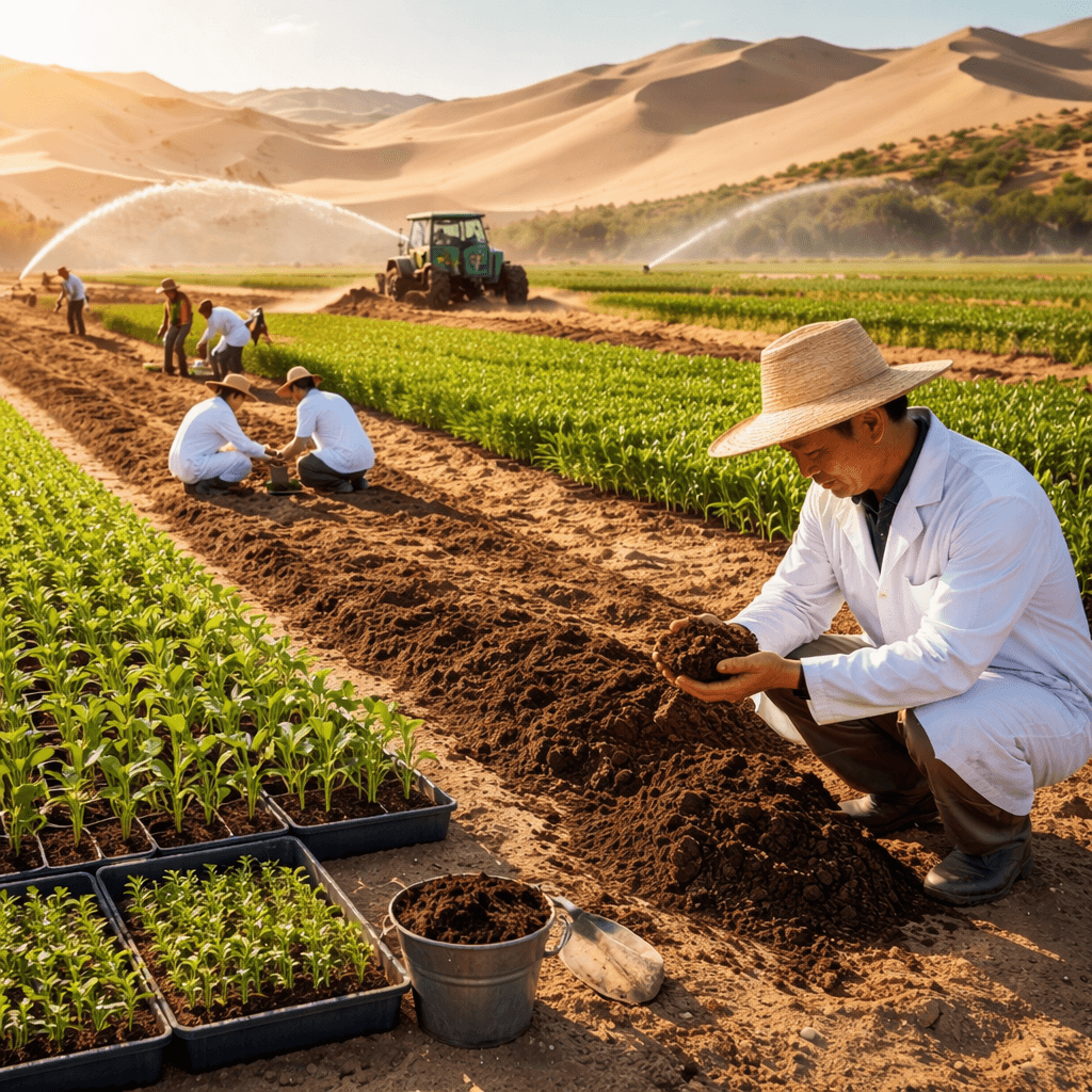 China's Breakthrough: Transforming Desert Sand into Fertile Soil in Just 10 Months