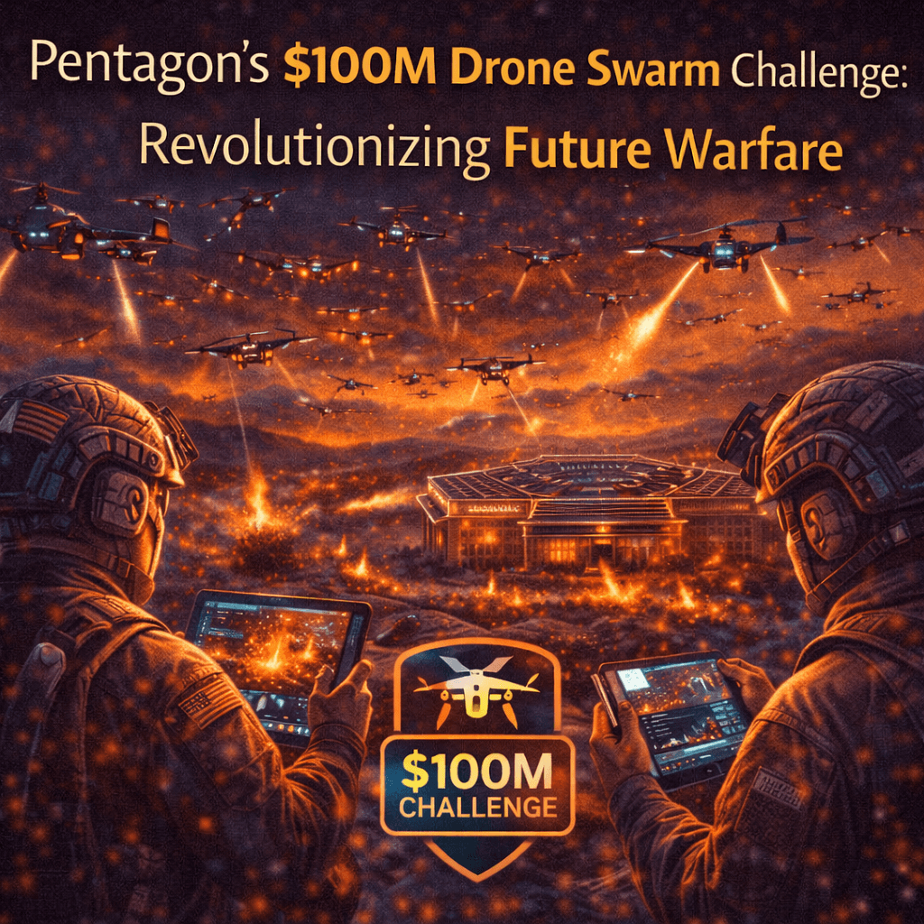 Pentagon's $100M Drone Swarm Challenge: Revolutionizing Future Warfare